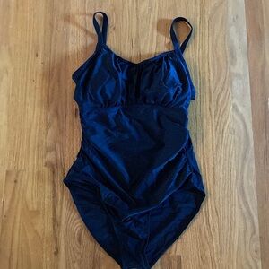 Women’s Unbranded Black One Piece Swimsuit L New Without Tags